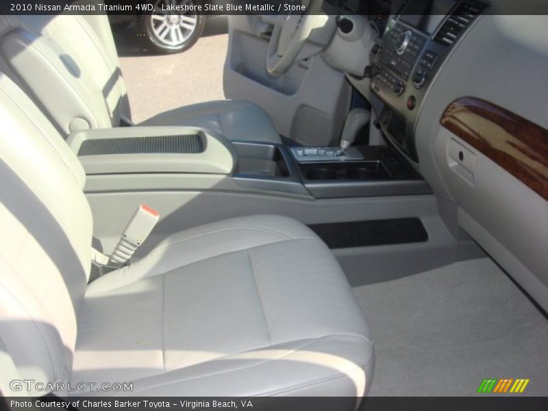 Lakeshore Slate Blue Metallic / Stone 2010 Nissan Armada Titanium 4WD