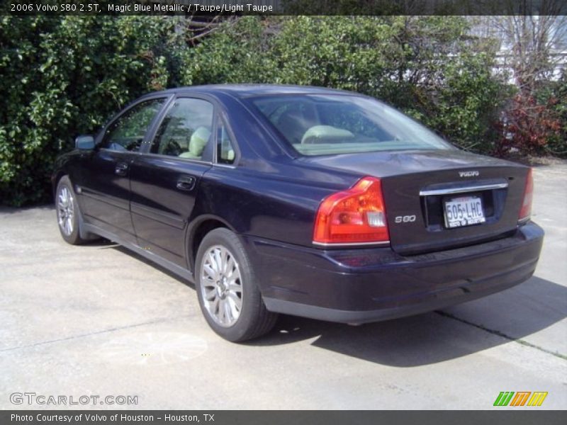Magic Blue Metallic / Taupe/Light Taupe 2006 Volvo S80 2.5T