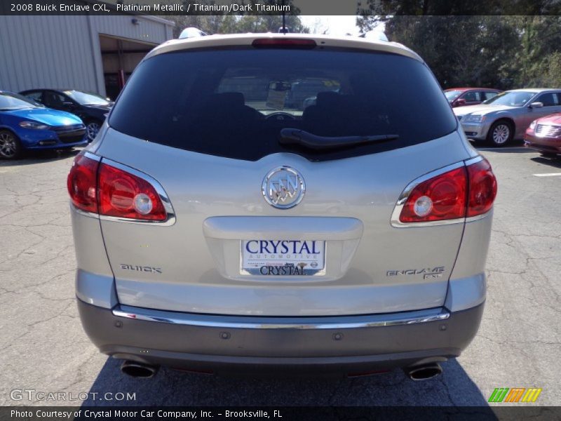 Platinum Metallic / Titanium/Dark Titanium 2008 Buick Enclave CXL