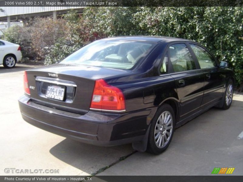 Magic Blue Metallic / Taupe/Light Taupe 2006 Volvo S80 2.5T
