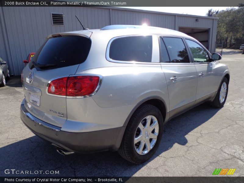 Platinum Metallic / Titanium/Dark Titanium 2008 Buick Enclave CXL