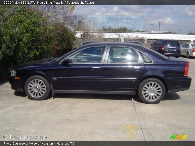 Magic Blue Metallic / Taupe/Light Taupe 2006 Volvo S80 2.5T