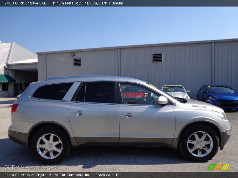 Platinum Metallic / Titanium/Dark Titanium 2008 Buick Enclave CXL