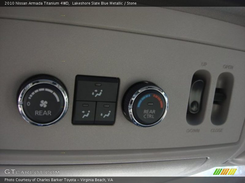 Controls of 2010 Armada Titanium 4WD