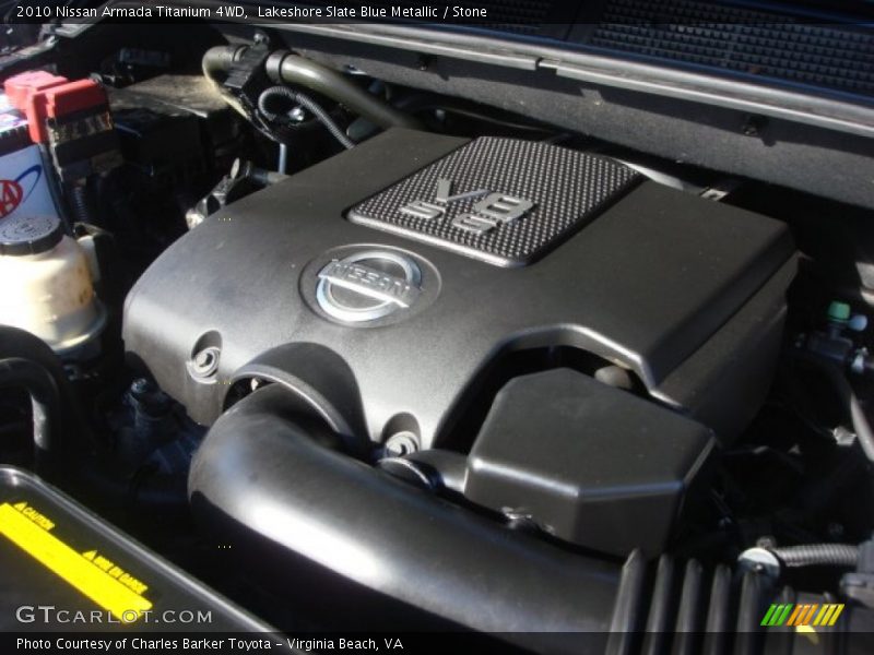  2010 Armada Titanium 4WD Engine - 5.6 Liter DOHC 32-Valve CVTCS V8
