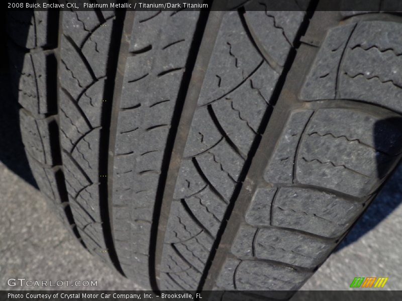 Platinum Metallic / Titanium/Dark Titanium 2008 Buick Enclave CXL
