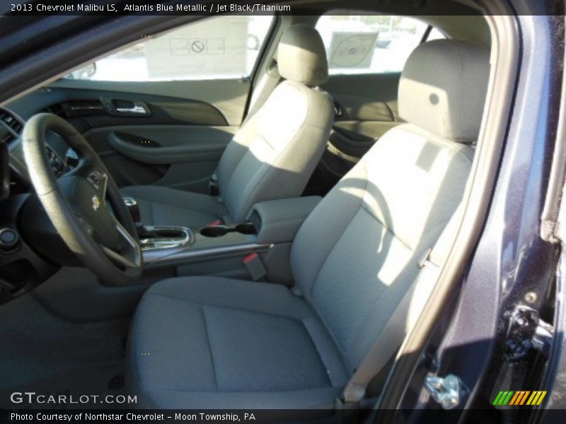 Atlantis Blue Metallic / Jet Black/Titanium 2013 Chevrolet Malibu LS