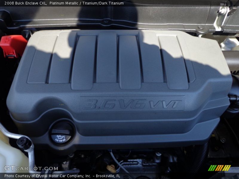 Platinum Metallic / Titanium/Dark Titanium 2008 Buick Enclave CXL