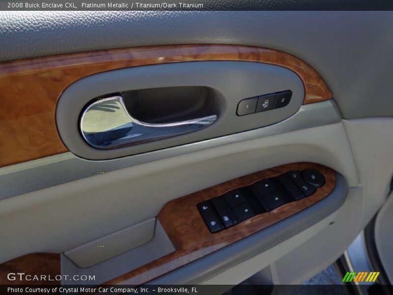 Platinum Metallic / Titanium/Dark Titanium 2008 Buick Enclave CXL