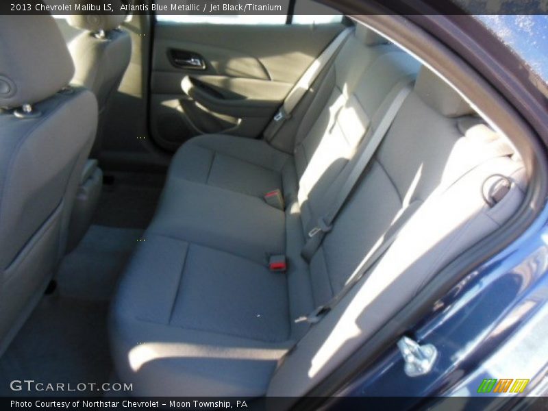 Atlantis Blue Metallic / Jet Black/Titanium 2013 Chevrolet Malibu LS