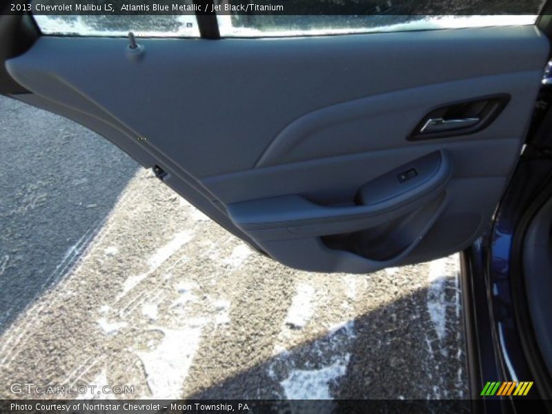 Atlantis Blue Metallic / Jet Black/Titanium 2013 Chevrolet Malibu LS