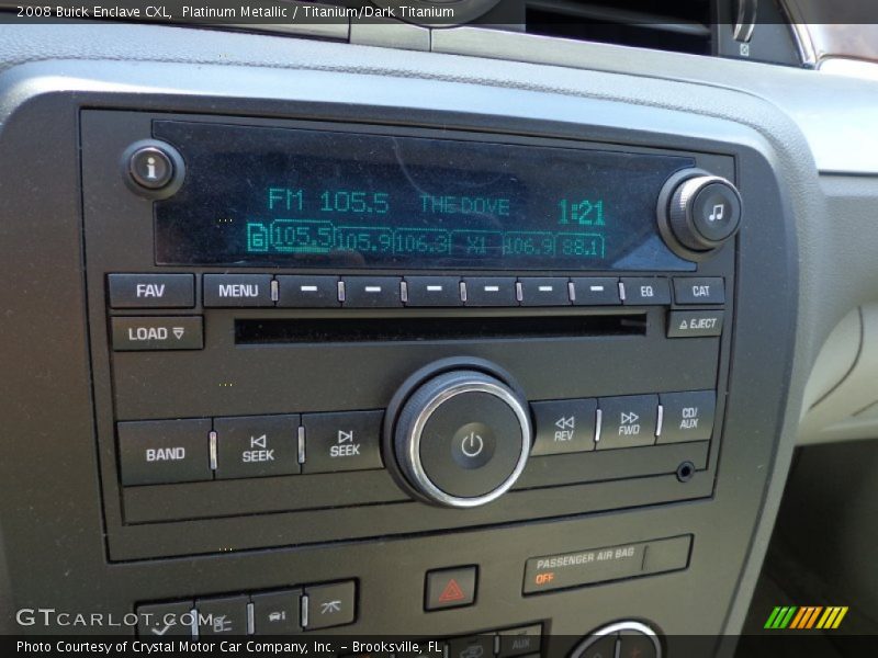 Platinum Metallic / Titanium/Dark Titanium 2008 Buick Enclave CXL