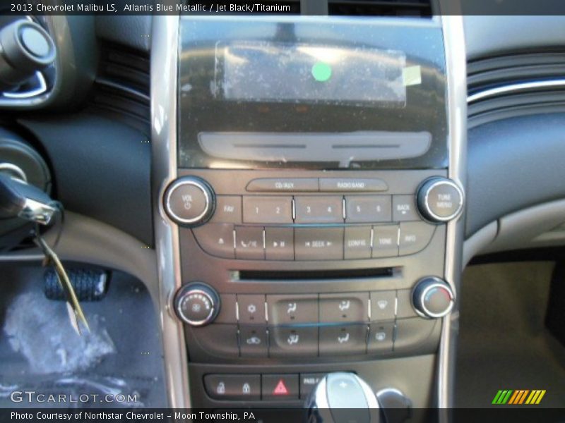Atlantis Blue Metallic / Jet Black/Titanium 2013 Chevrolet Malibu LS