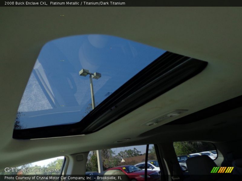 Platinum Metallic / Titanium/Dark Titanium 2008 Buick Enclave CXL
