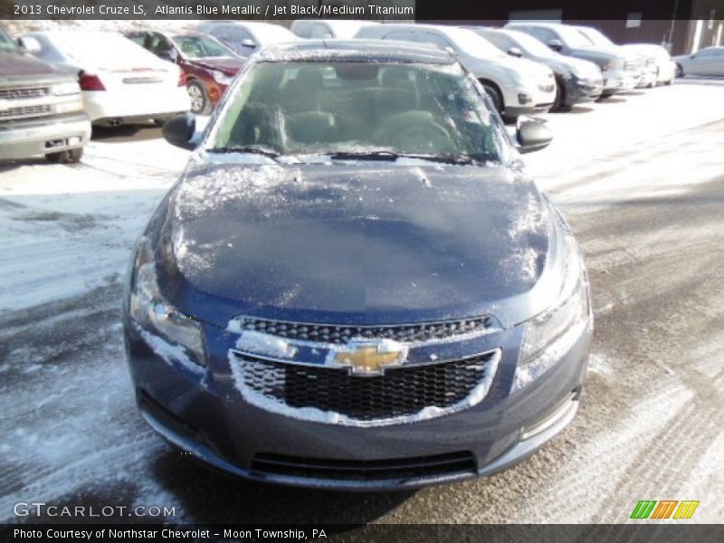 Atlantis Blue Metallic / Jet Black/Medium Titanium 2013 Chevrolet Cruze LS