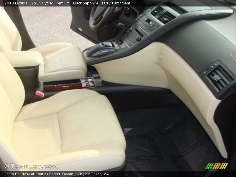 Black Sapphire Pearl / Parchment 2010 Lexus HS 250h Hybrid Premium