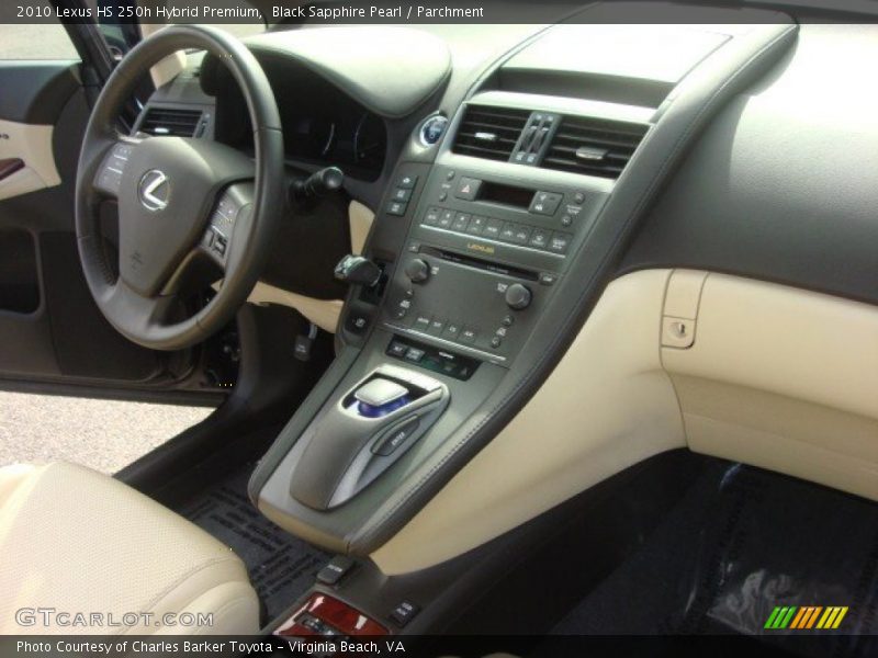 Black Sapphire Pearl / Parchment 2010 Lexus HS 250h Hybrid Premium
