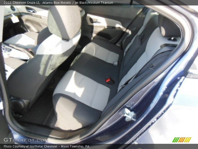 Atlantis Blue Metallic / Jet Black/Medium Titanium 2013 Chevrolet Cruze LS