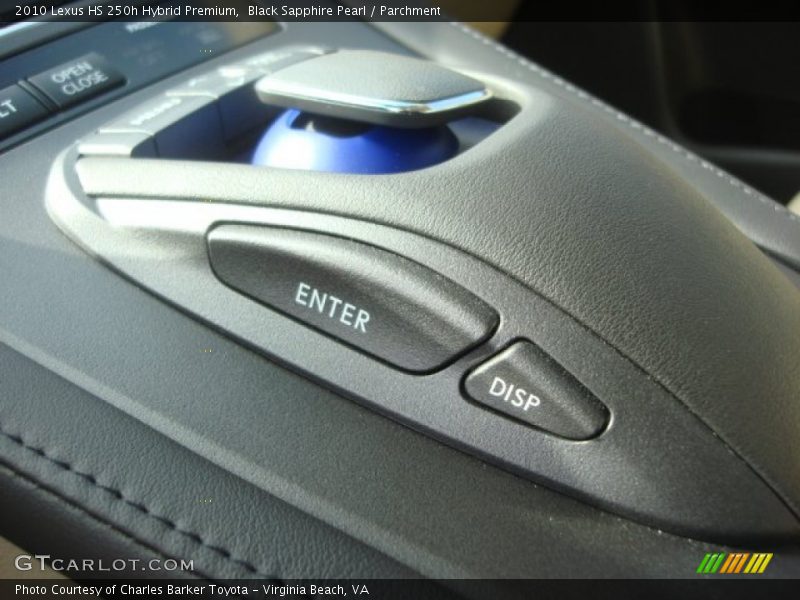 Black Sapphire Pearl / Parchment 2010 Lexus HS 250h Hybrid Premium