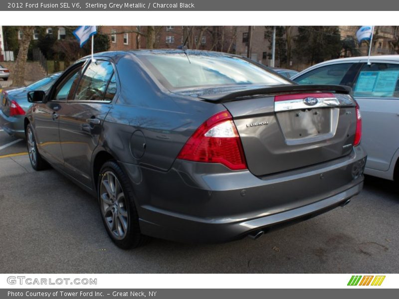 Sterling Grey Metallic / Charcoal Black 2012 Ford Fusion SEL V6