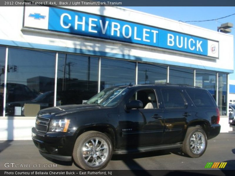 Black / Light Titanium/Dark Titanium 2012 Chevrolet Tahoe LT 4x4