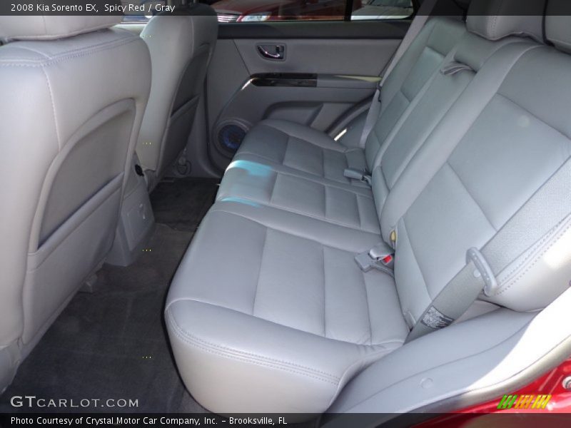 Spicy Red / Gray 2008 Kia Sorento EX