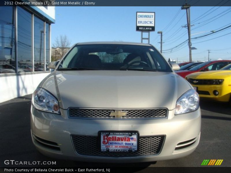Gold Mist Metallic / Ebony 2012 Chevrolet Impala LT