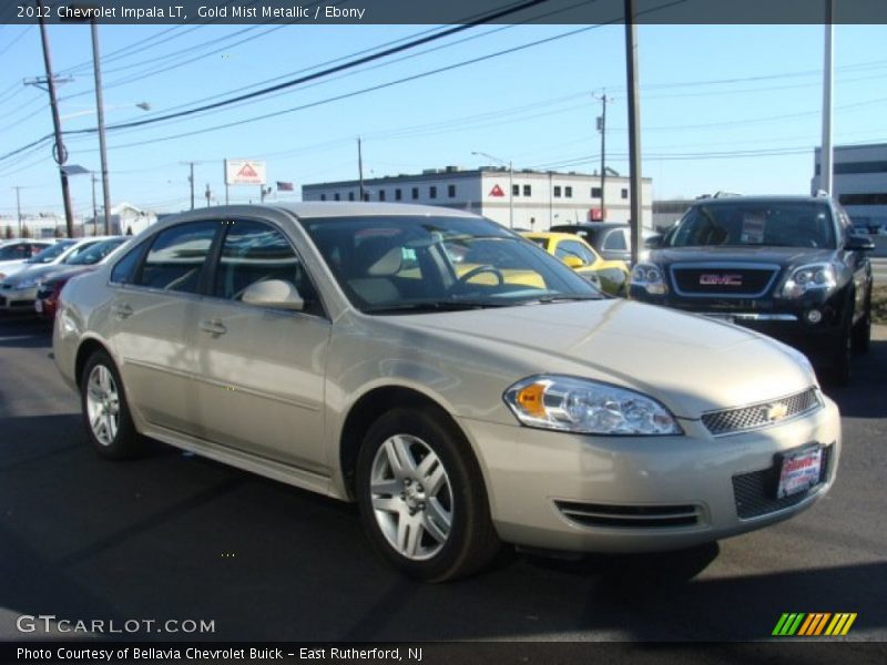 Gold Mist Metallic / Ebony 2012 Chevrolet Impala LT