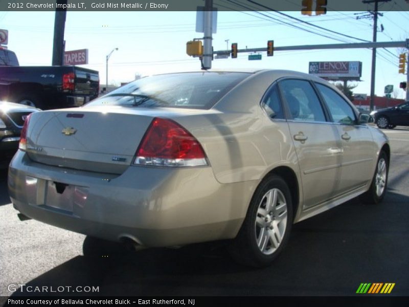 Gold Mist Metallic / Ebony 2012 Chevrolet Impala LT