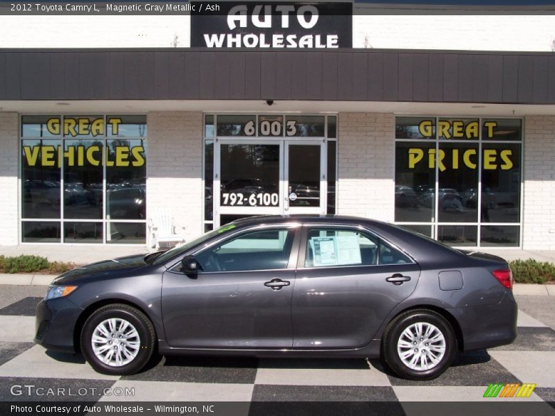 Magnetic Gray Metallic / Ash 2012 Toyota Camry L