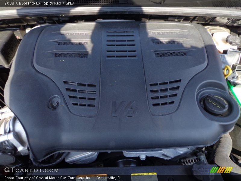 Spicy Red / Gray 2008 Kia Sorento EX