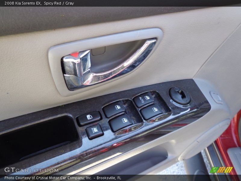 Spicy Red / Gray 2008 Kia Sorento EX
