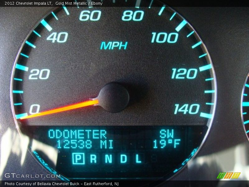 Gold Mist Metallic / Ebony 2012 Chevrolet Impala LT