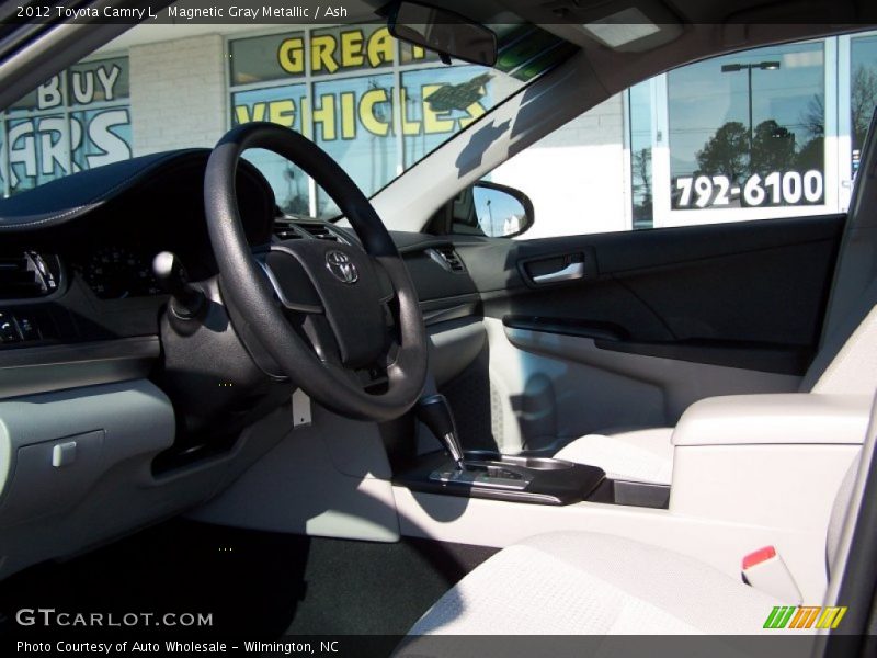Magnetic Gray Metallic / Ash 2012 Toyota Camry L