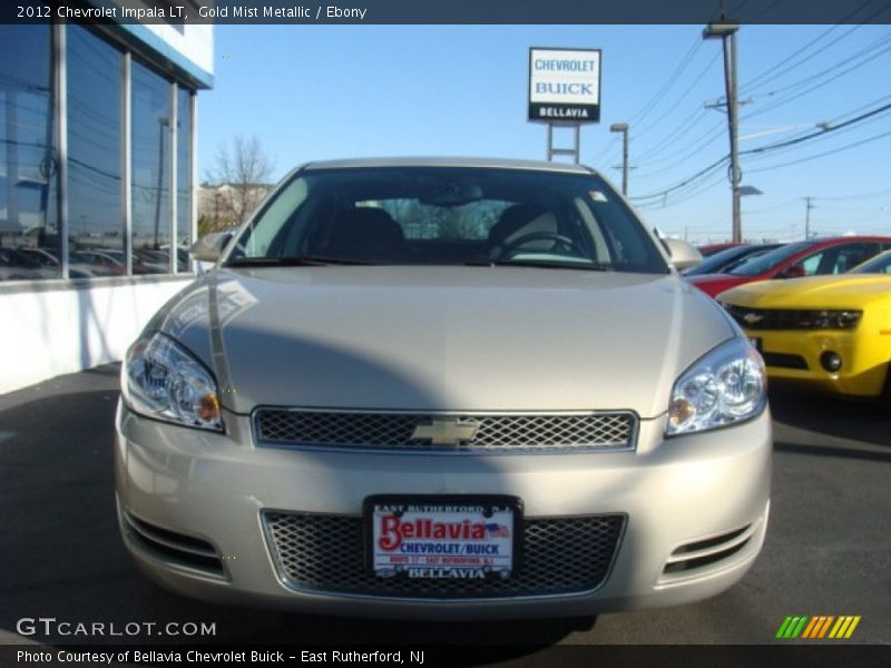 Gold Mist Metallic / Ebony 2012 Chevrolet Impala LT