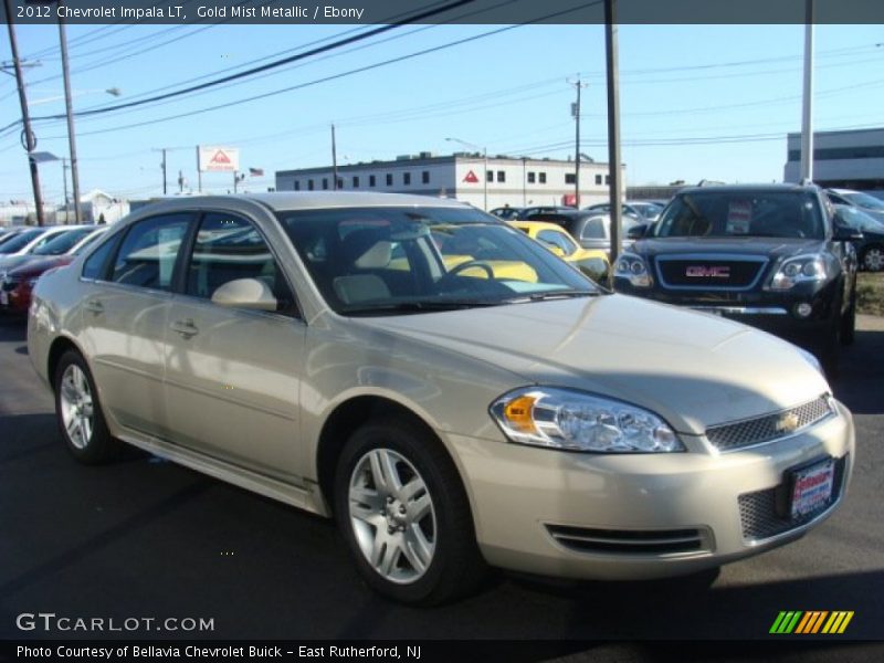 Gold Mist Metallic / Ebony 2012 Chevrolet Impala LT