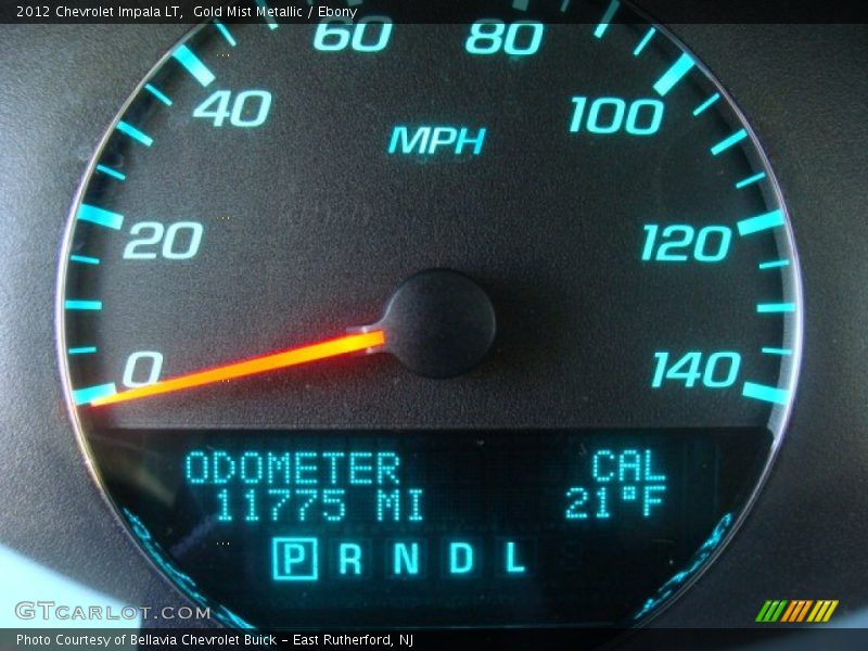 Gold Mist Metallic / Ebony 2012 Chevrolet Impala LT