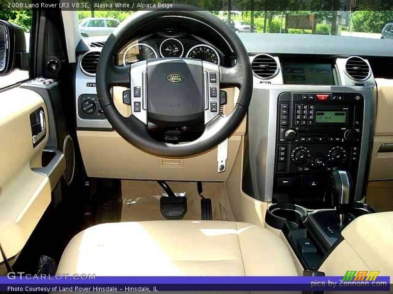 Alaska White / Alpaca Beige 2008 Land Rover LR3 V8 SE