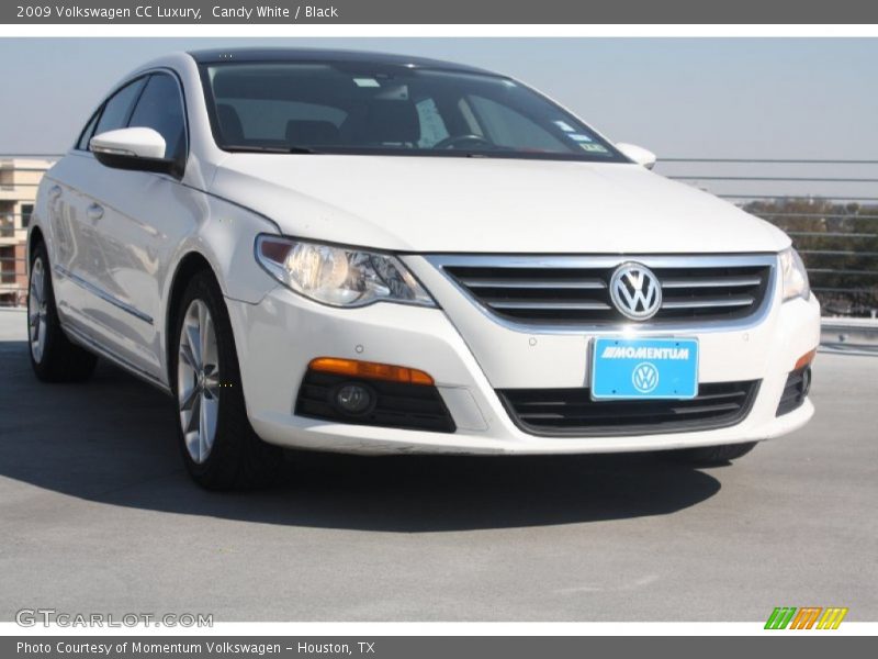 Candy White / Black 2009 Volkswagen CC Luxury