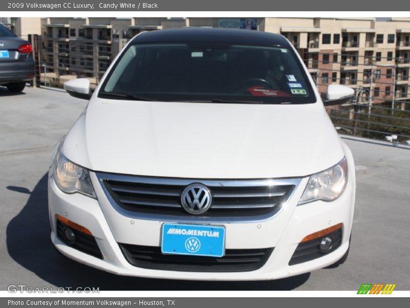 Candy White / Black 2009 Volkswagen CC Luxury