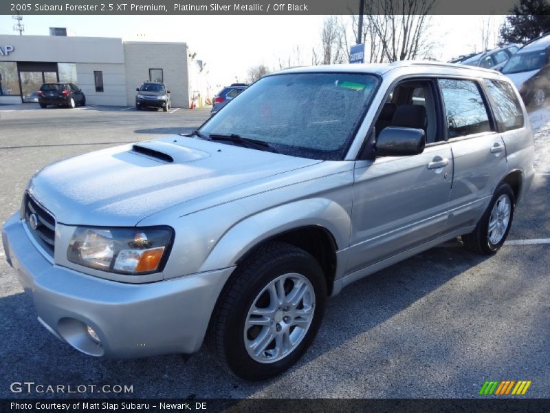 Platinum Silver Metallic / Off Black 2005 Subaru Forester 2.5 XT Premium