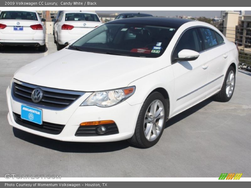 Candy White / Black 2009 Volkswagen CC Luxury