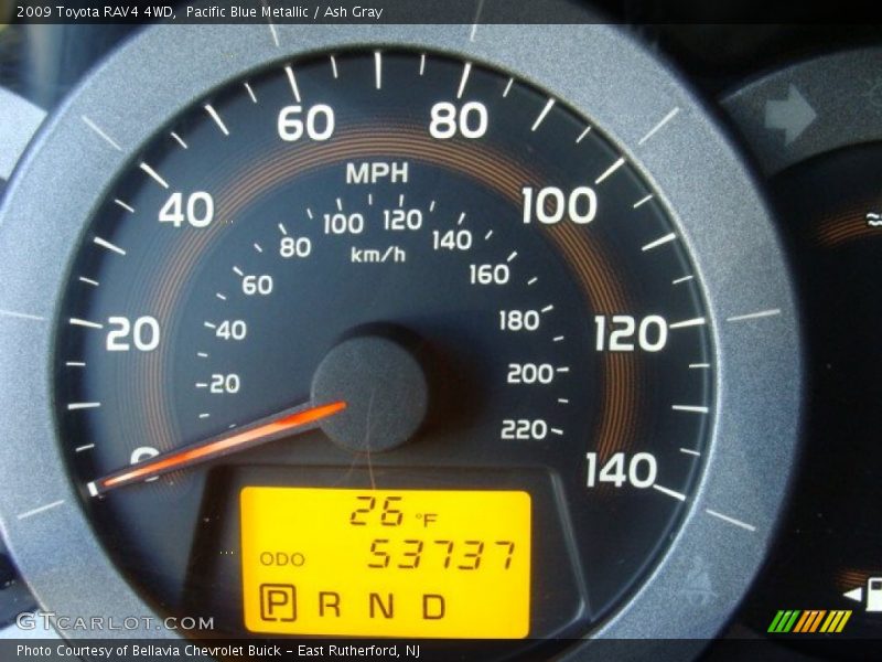 Pacific Blue Metallic / Ash Gray 2009 Toyota RAV4 4WD