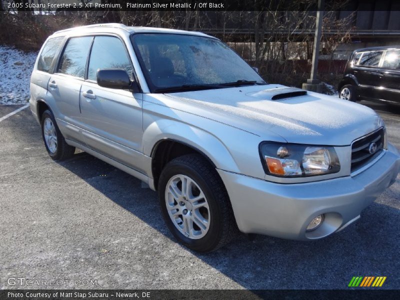 Platinum Silver Metallic / Off Black 2005 Subaru Forester 2.5 XT Premium