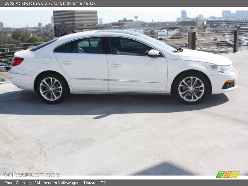 Candy White / Black 2009 Volkswagen CC Luxury