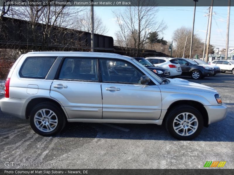 Platinum Silver Metallic / Off Black 2005 Subaru Forester 2.5 XT Premium