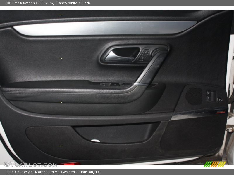 Candy White / Black 2009 Volkswagen CC Luxury