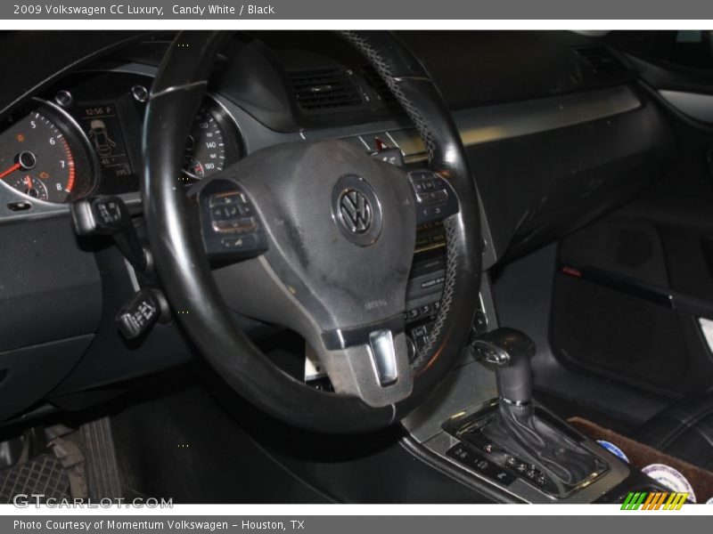 Candy White / Black 2009 Volkswagen CC Luxury