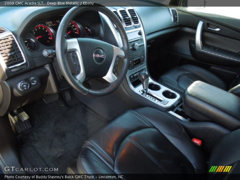 Ebony Interior - 2009 Acadia SLT 