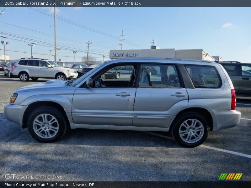 Platinum Silver Metallic / Off Black 2005 Subaru Forester 2.5 XT Premium